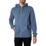 Sweat  capuche zipp avec logo essentiel - superdry - homme - bleu