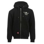 Sweat � capuche zipp� west coast choppers - noir - manches longues - homme