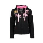 Sweat femme capuche poches kangourou - geographical norway - fanille lady - marine xxl