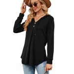 Sweat femme insfity - col capuche - noir - automne