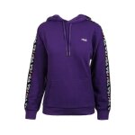 Sweat fila women clara hoody - violet - manches longues - col capuche