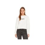 Sweat guess femme gj crop cn 3d blanc coton