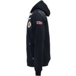 Sweat � capuche zipp� pour homme - geographical norway - fespote new - bleu - manches longues - col capuche ...
