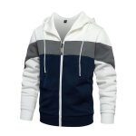 Sweat homme - insfity - automne hiver - chaud - blanc bleu