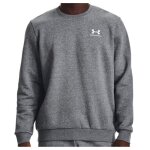 Sweat - shirt - under armour - essential fleece crew - homme - gris - manches longues