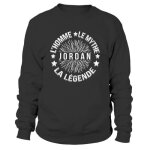 Sweat - jordan lhomme le mythe la l�gende - 50% coton 50% polyester - manches longues - col classique ...