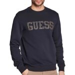 Sweat marine homme guess beau cn fleece
