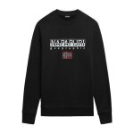 Sweat - napapijri - ayas c 1 - homme - noir - manches longues - col rond