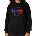 Sweat noir femme tommy hilfiger relaxed