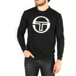 Sweat noir homme sergio tacchini crew stadium