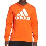 Sweat homme adidas big logo - orange - manches longues - col rond