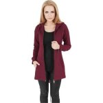 Sweat parka - urban classics - long - rouge - femme - taille standard