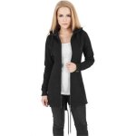 Sweat parka - urban classics - long - noir - femme - coton m�lang�