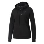 Sweats puma ess small logo fullzip noir - femme / adulte