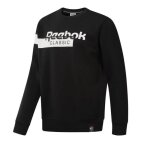 Sweat - reebok - ac f dis fleece crew neck sw - homme - noir - manches longues