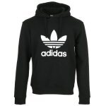 Sweat - shirt  capuche - adidas originals - trefoil - noir et blanc - manches longues - mixte