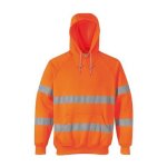Sweat shirt � capuche haute visibilit� portwest - jaune fluo