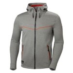 Sweat - shirt  capuche helly hansen chelsea evolution - gris - manches longues - homme