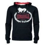 Sweat - shirt a capuche homme lonsdale darnell noir