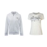 Sweat - shirt femme - lee cooper - blanc - capuche - 100% polyester - 1 t - shirt offert