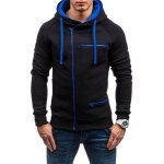 Sweat - shirt  capuche  manches longues pour homme avec fermeture clair intgrale tailles sweatshirt ...