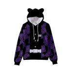 Sweat - shirt à capuche - vitata - demon slayer - impression 3d - violet - mixte Sweat - shirt à capuche - vitata - demon slayer - impression 3d - violet - mixte