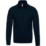 Sweat - shirt col zipp� kariban - marine