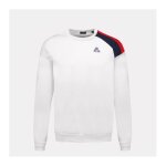 Sweat - shirt - coq sportif - tri crew - homme - manches longues - blanc