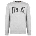 Sweat shirt - everlast - logo - gris - col rond - manches longues