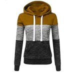 Sweat - shirt femme en capuchonn de marque pissure pull femme fashion  manches longues dhiver vestemarron ...
