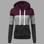 Sweat - shirt femme en capuchonn de marque pissure pull femme fashion  manches longues dhiver vesteviolet ...
