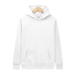 Sweat - shirt femme - findpitaya - casual mode hoodie blanc - manches longues - poches