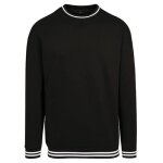 Sweat shirt homme - by104 - noir - manches longues - col arrondi