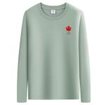 Sweat - shirt homme - insfity - manches longues - coton mi - saison - vert