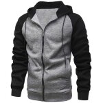 Sweat shirt hommes sport - mobigarlan - xd496 - gris - capuche - fit grande vêtements masculin Sweat shirt hommes sport - mobigarlan - xd496 - gris - capuche - fit grande vêtements masculin