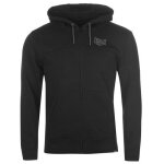 Sweat shirt polaire everlast homme zipp  capuche noir