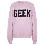 Sweat - shirt imprimé geek pour filles de 7 à 13 ans - rose - manches longues Sweat - shirt imprimé geek pour filles de 7 à 13 ans - rose - manches longues