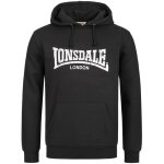 Sweat - shirt lonsdale wolterton - homme - col capuche - manches longues - noir Sweat - shirt lonsdale wolterton - homme - col capuche - manches longues - noir