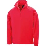 Sweat - shirt micropolaire result col zippé - rouge Sweat - shirt micropolaire result col zippé - rouge