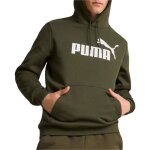 Sweat - shirt - puma - essential - homme - vert - capuche fixe - poche kangourou Sweat - shirt - puma - essential - homme - vert - capuche fixe - poche kangourou