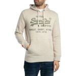 Sweat - shirt - superdry - vintage logo heritage relaxed - beige - vert - homme