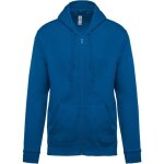 Sweat - shirt zipp� capuche kariban - blanc