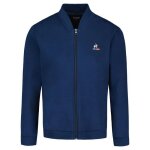 Sweat - shirt zipp femme - coq sportif - victory blue - manches longues - col classique