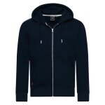 Sweat  capuche superdry vintage logo emb - bleu marine