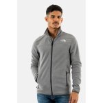 Sweat the north face 100 glac fz dyy1 - gris - homme - manches longues - col capuche