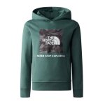 Sweat the north face teen box vert garon fille