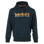 Sweat - timberland - wind hoodie - noir - coton bio - printemps �t�