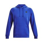 Sweat under armour rival fleece hoodie bleu - homme / adulte - manches longues - col capuche