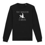 Sweat vive lagriculture je labourre - la french touch - pour homme - coton 100% bio - confectionn� en ...