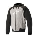 Sweat zipp� � capuche alpinestars chrome sport gris - noir